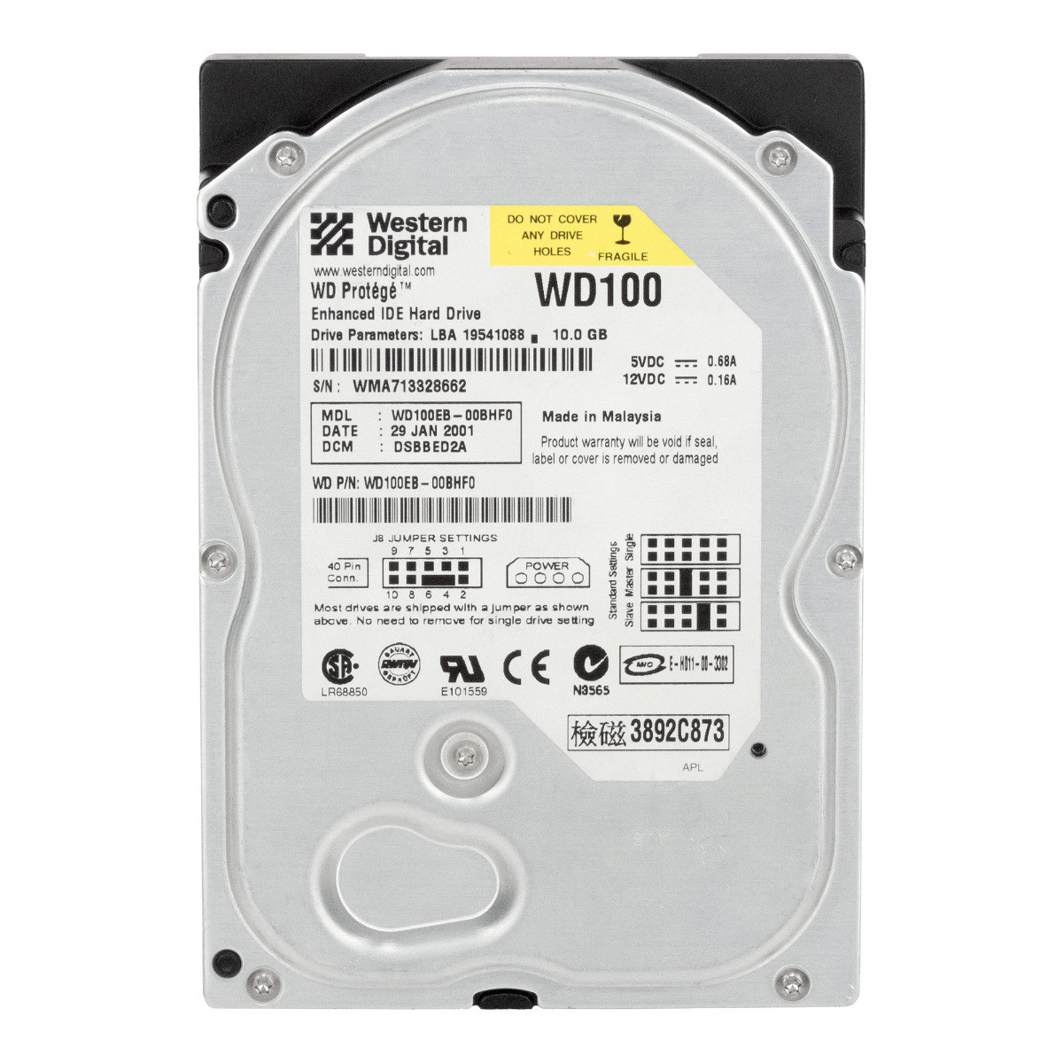 Western Digital 10GB Internal 3.5
