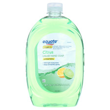 Equate Citrus Antibacterial Hand Soap 50 fl oz | Moisturizing Formula 0.12 per fl oz