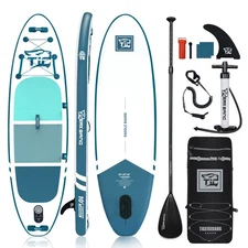TIGERXBANG Inflatable Stand Up Paddle Boards with Premium SUP Board Accessori...