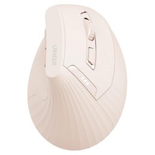 Uineer Ergonomic Wireless Mouse Pink,Bluetooth Vertical Mouse with BT5.0/4.0/...