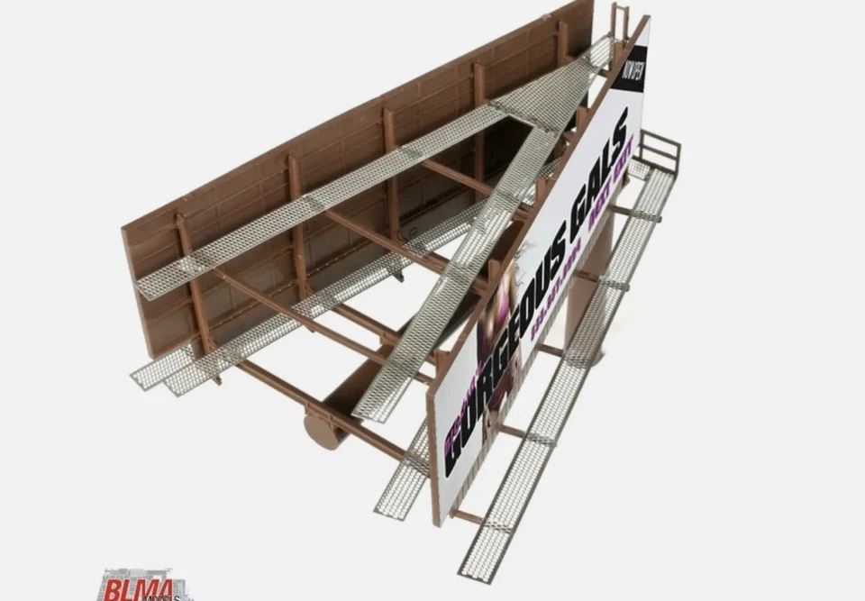 BLMA Models HO scale modern billboard - NEVER USED - Image 2 of 4
