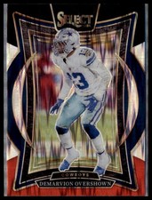 2024 Panini Select #48 Demarvion Overshown Black & Red Prizm Shock