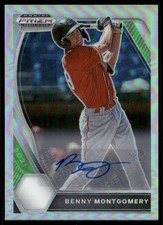 2021 Panini Prizm Draft Picks Base Auto Prizms Silver 8 Benny Montgomery Auto BB