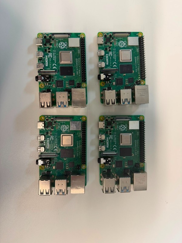 Raspbery Pi 4 4gb (4pcs) - Parts only