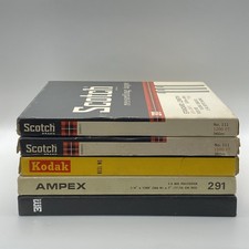 Scotch 111/Ampex/Kodak UNTESTED Reel to Reel Tape 7" Reel, 1200 ft, Used