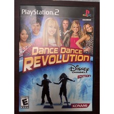 Dance Dance Revolution Disney Channel Edition PS2 Konami Hannah Montana CIB