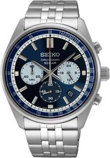 SEIKO SSB427P1 MEN'S CHRONOGRAPH WATCH – BLUE DIAL, STAINLESS STEEL