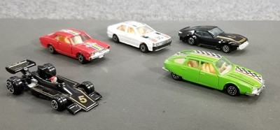 Yatming 1970s/80s Lot of 5 Diecast Cars Made in Thailand Nice