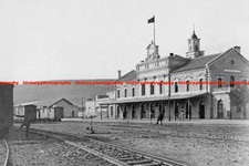 F022574 Haifa train station Hejaz Railway Israel 1914