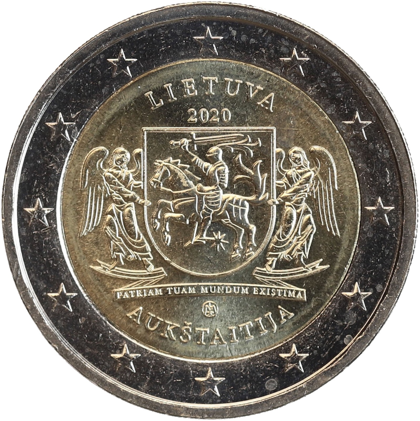 2 Euros Lituanie 2020 - Aukstaitija