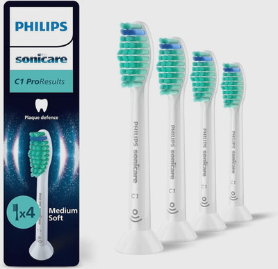 Philips Sonicare C1 ProResults HX6018 Ersatzbürsten 8er Pack Weiß Neu Ovp DE
