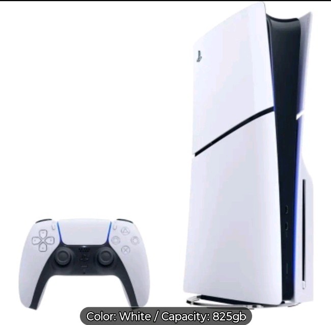 Sony PlayStation 5 Slim White Disc Console