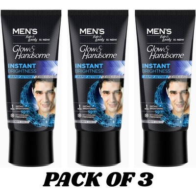 3 x ROHRE! GLOW AND HANDSOME MENS MAX FAIRNESS CREAM 50g X 3 Stück ORIGNAL