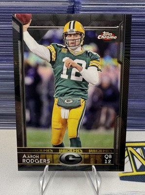 2015 Topps Chrome Aaron Rodgers #2 Black Refractor /299 Packers