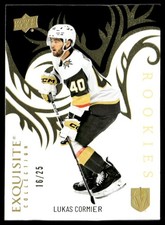 2024-25 Upper Deck Ice Exquisite Collection Rookies Gold Spectrum Lukas Cormier