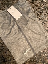 NWT Boys Nike Performance Athletic Shorts W/pockets Gray Heather 7