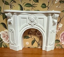 Dollhouse Miniature Vintage Bespaq Fireplace Surround Mantel 1:12 Scale
