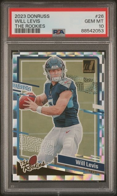 2023 Panini Donruss the Rookies #26 Will Levis PSA 10