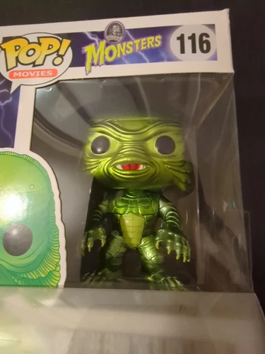 Funko Pop! Películas Criatura de la Laguna Negra Metálico #116 Raro 2014 Abovedado