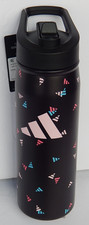Adidas original 600 ml 20 oz. 18/8 Stainless Steel Water Bottle Hot/Cold NEW