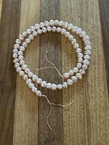 Estate 16” Strand Of Unknown Pink Freshwater Pearls (1 Oz)