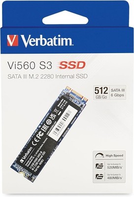 Verbatim Internal SSD Vi560 S3 M.2 2280 Sata III 512GB 49363