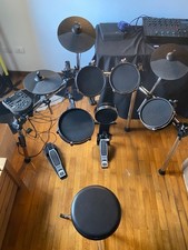 Batteria Elettronica Alesis Surge Mesh Kit Completo Drums 8 pezzi con Pelli Nera