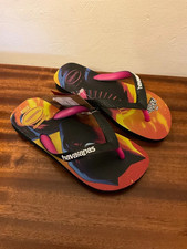 Havaianas Flip Flops Marvel Black Panther New Size 1.5