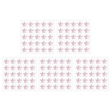 5 Sheet Star Gem Stickers 10mm, Self Adhesive Rhinestones Jewel Sticker Pink