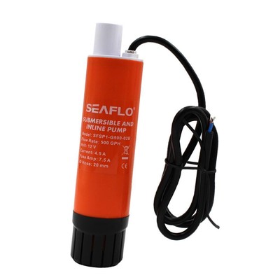 Tauch-/Inline-Wasser-/-Förderpumpe   12 V, 500 GPH Für Boot/Wohnmobil