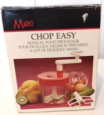 New Manual Hand Crank  Marco Chop Easy Food Processor Mixer