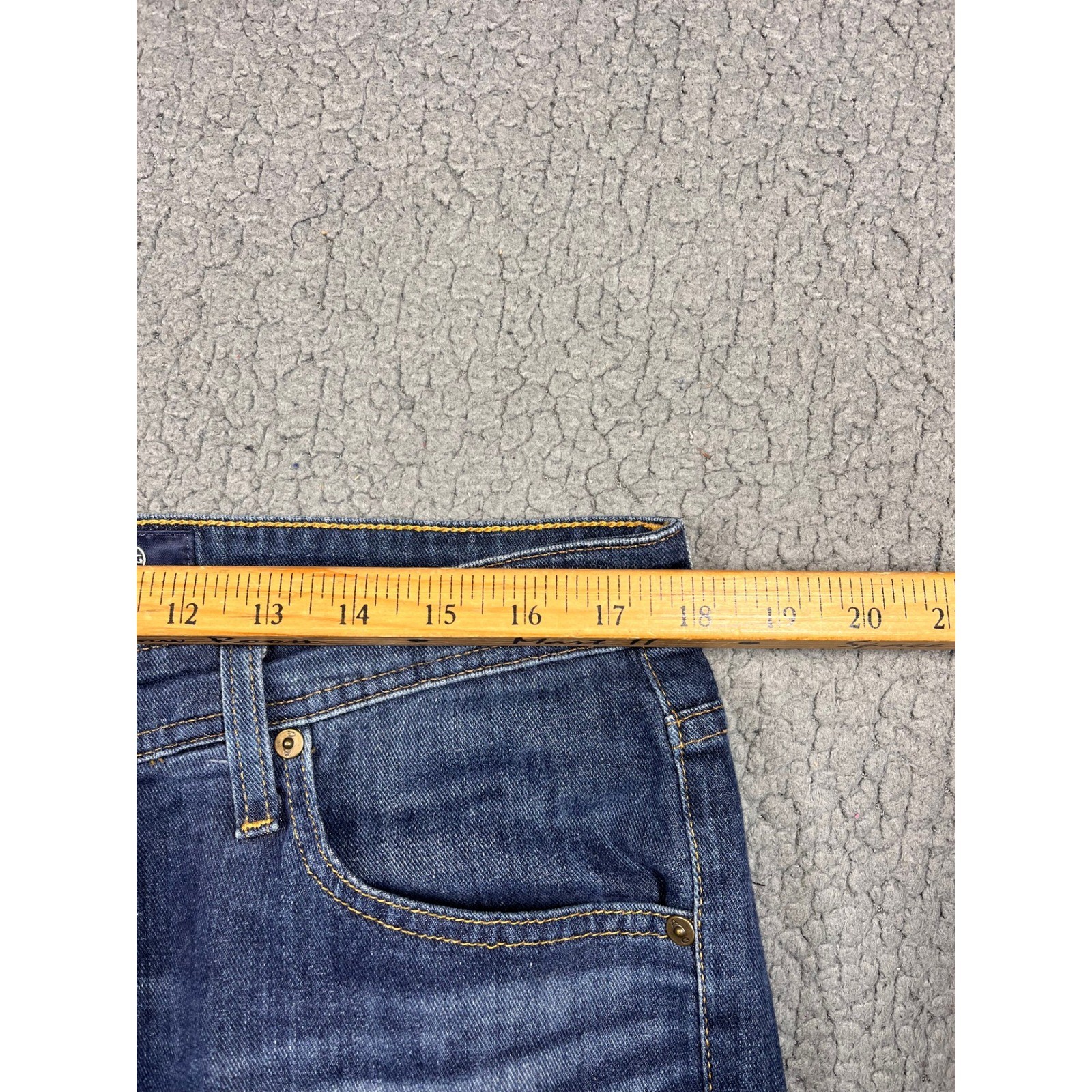 AG Adriano Goldschmied Mens The Everett Slim Straight Blue Jeans 35x32 (36x28) thumbnail 8