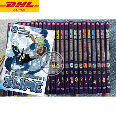 That Time I Got Reincarnated as a Slime Manga Vol 1-26 English Full Set New