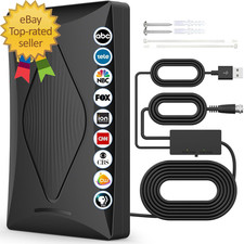 2025 TV Antenna Indoor Antenna for Smart TV 2200 Miles Long Range Reception Tv