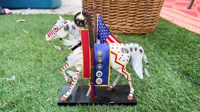 Trail of Painted Ponies Trail of Honor Resin Horse Figurine