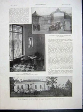 Original Old Vintage Print Joffre Louvenciennes Mausoleum French 1933 20th