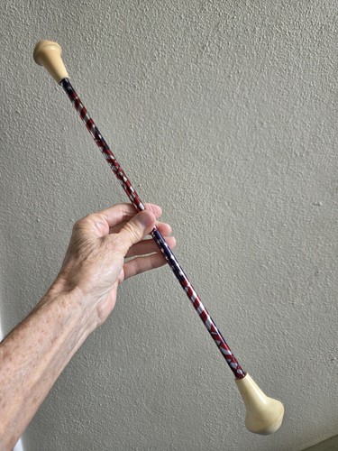 Vintage 18" Star Line Baton w/Stars and Stripes Custom Wrap, Twirling & Cheer
