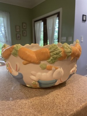 Blossoms & Blooms Easter Egg/Bunny Rabbit Bowl