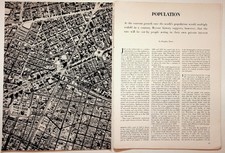 1960s Population Growth Article Kingsley Davis Mexico City World Maps Ephemera