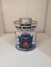 BLUE MONSTER PTFE Enriched Pipe Thread Sealant 16 fl oz Heavy Duty Industrial