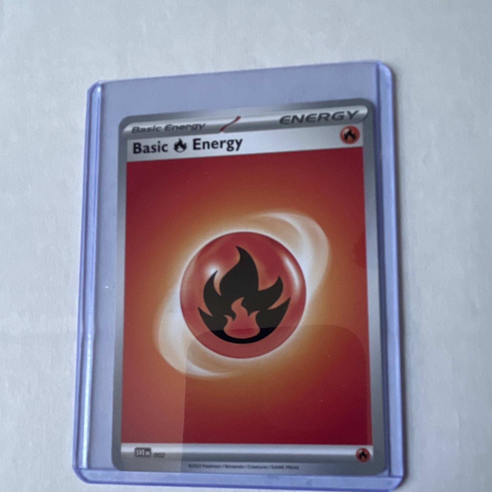 Pokemon TCG Basic Fire Energy Basic Energy English Standard Size Card