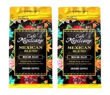 Cafe Mexicano Mexican Blend Medium Roast Ground Coffee 2 Pack