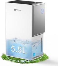 5000 Sq.Ft Energy Star Efficient Dehumidifier,Max 80 Pint/Day with Drain Hose