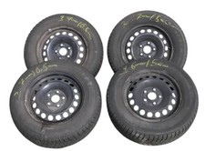 4x VW Golf 6 Plus 5M 195/65 R15 91T Winterreifen M+S Felgen Reifen M&S  ca.5-7mm