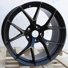 19 Set Black Fir Evo Bbs Style Wheels Rims 19x9.5 40et 5x120 Cb72.56 Fits Bmw