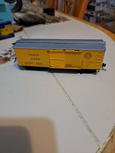 KIT COCHE CAJA TEMPORIZADOR ANTIGUO ESCALA HO ROUNDHOUSE D&RGW 3590 KADEE | Zustand: Used