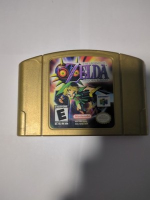  Zelda Majora's Mask N64Gold Cartridge - Authentic and Tested