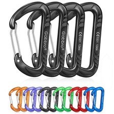 6 Colors Climbing Carabiner Professional 12KN Safety Lock  Outdoor Tool