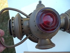 Rare Early 1900s Brass Jeweled Automobile Lamp Neverout Rose Mfg. Philadelphia Rare Early 1900s Brass Jeweled Automobile Lamp Neverout Rose Mfg. Philadelphia