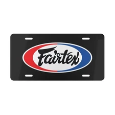 Fairtex Car Front License Plate Tag Vanity Style – Auto Metal Aluminum